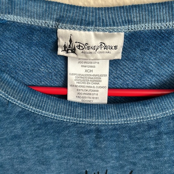 DISNEY PARKS OLD SCHOOL LIGHTWEIGHT “vintage Look” Sweater - Picture 2 of 3